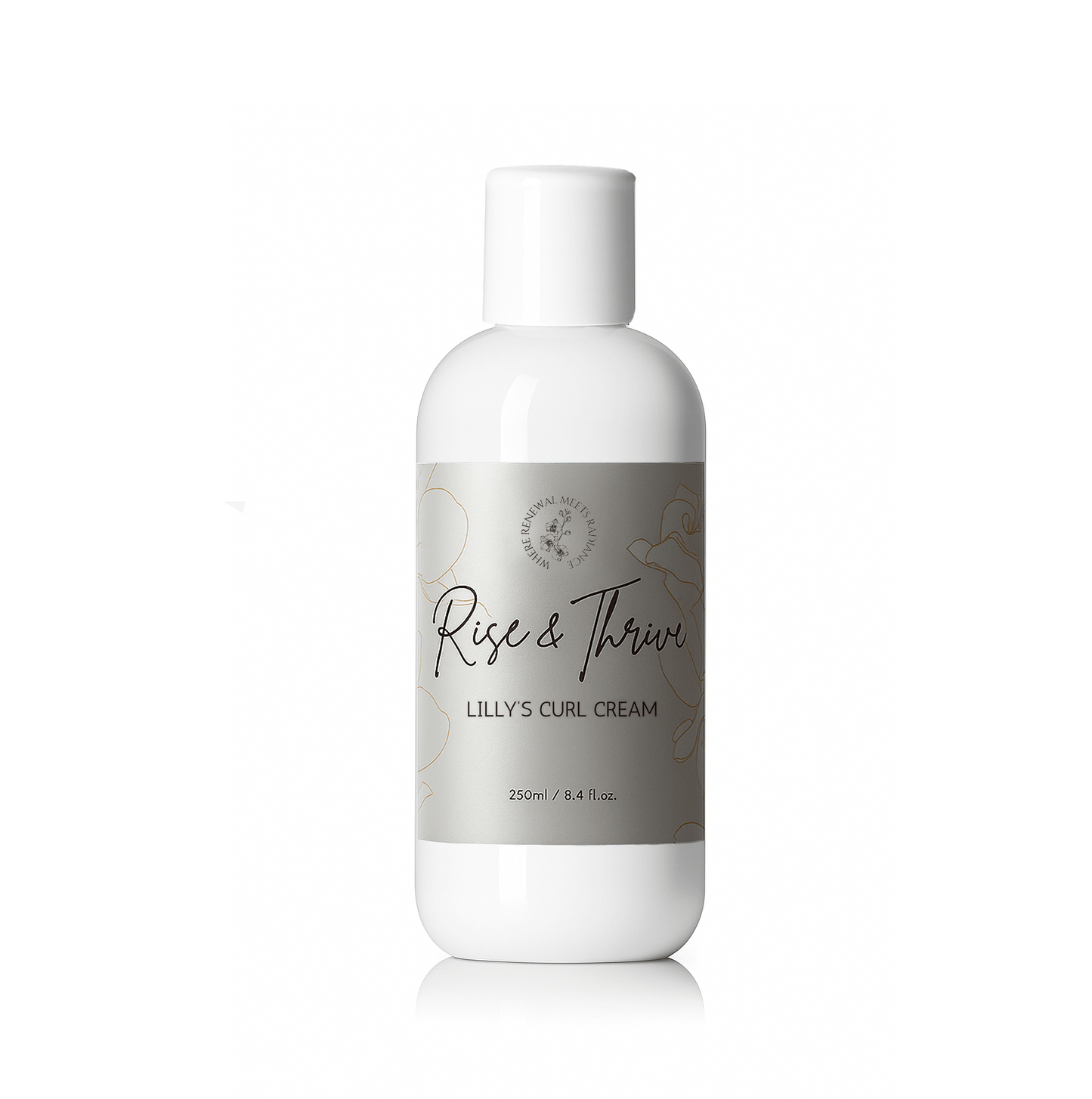 Frizz control styling cream for curly hair